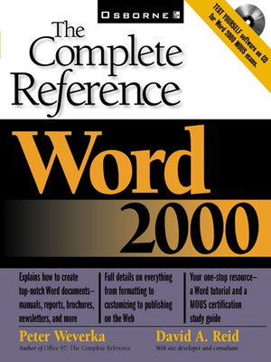 cover image of Word 2000